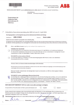 ABB - Pensionskasse der Rhätischen Bahn