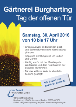 Infos im Flyer.
