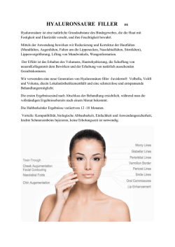 hyaluronsaure filler de