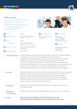 in SAP&reg; ERP 6.0 EhP5 Finanzbuchhaltung (FI)