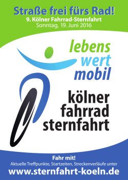 Straße frei fürs Rad! - Kölner Fahrrad
