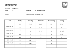 1. Klasse Langenhard