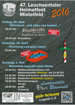 Flyer - Leuchsentaler Blasmusik