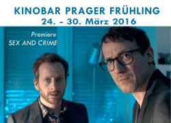 30. März - Kinobar Prager Frühling