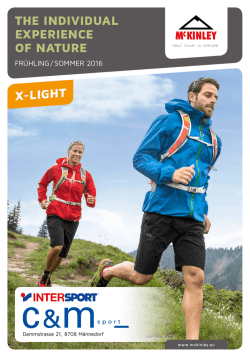Die McKinley Neuheiten zur Outdoor 2016
