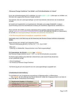 Page 1 of 9 „Reverse-Charge-Verfahren“