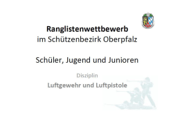 Infoblatt Ranglistenwettbewerb