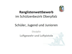 Infoblatt Ranglistenwettbewerb