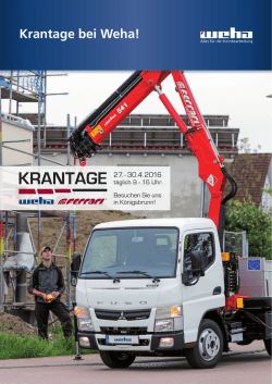 Krantage bei Weha!