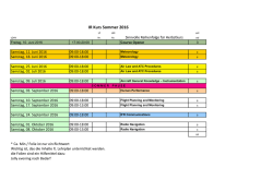 IR Kurs Sommer 2016