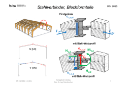 Stahlverbinder, Blechformteile - WWW-Docs for B-TU