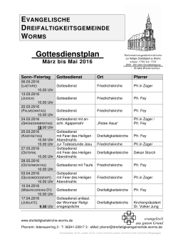 Godi-Plan 2016-03_05 Homepage - Dreifaltigkeitskirche Worms