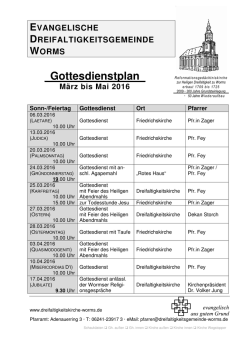 Godi-Plan 2016-03_05 Homepage - Dreifaltigkeitskirche Worms