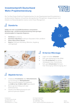 Deutschland - Trei Real Estate