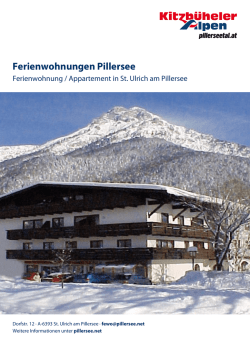 Ferienwohnungen Pillersee in St. Ulrich am
