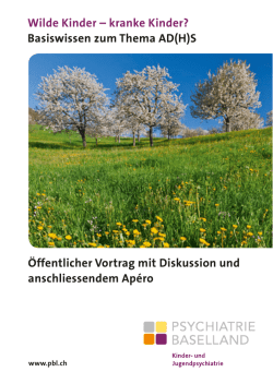 Informationen zum &ouml;ffentlichen Vortrag