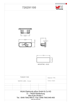 726291100 Würth Elektronik eiSos GmbH & Co KG D – 74638