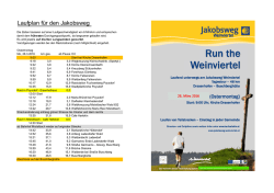 Jakobsweg 2016 einseitig
