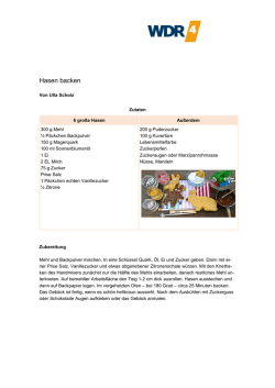 Hasen backen
