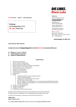 komplette Einladung - DIE LINKE - Kreisverband Rhein-Lahn