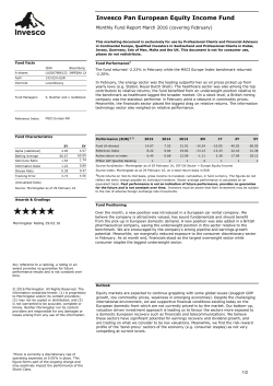 Invesco Pan European Equity Income Fund