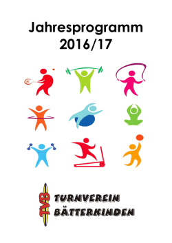 Jahresprogramm 2016/17