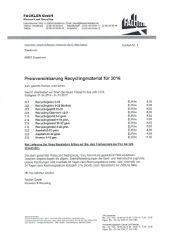 Recycling - Fackler GmbH