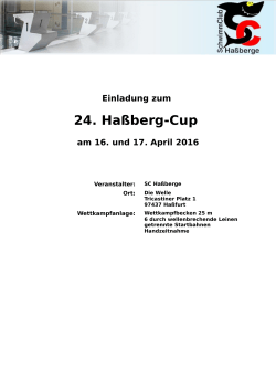 24. Haßberg-Cup