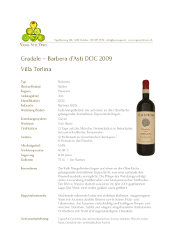 Gradale &ndash; Barbera d`Asti DOC 2009 Villa Terlina