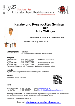 23.04.2016 Fritz Oblinger in Obertshausen