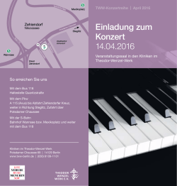 Einladung - Theodor-Wenzel