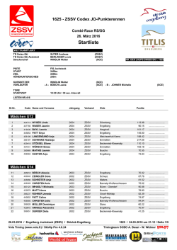 Startliste