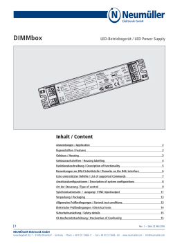 DIMMbox - Neumüller Elektronik GmbH