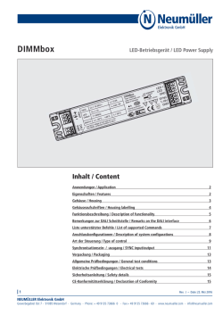 DIMMbox - Neum&uuml;ller Elektronik GmbH