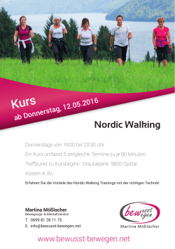 Nordic Walking - Bewusst