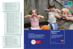 Montessori- Diplom - VHS Schloß Holte