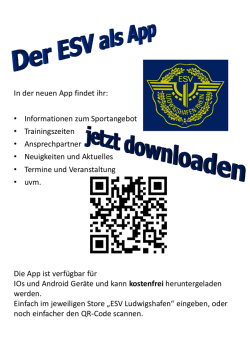 In der neuen App findet ihr: &bull; Informationen zum Sportangebot