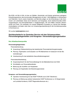 Stellenausschreibung ZS