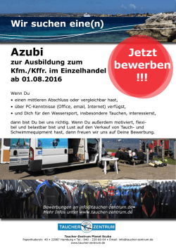 Infos - Taucher Zentrum