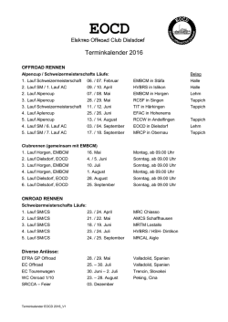 Terminkalender 2016