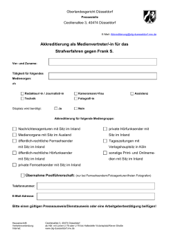 3. Akkreditierungsformular - NRW