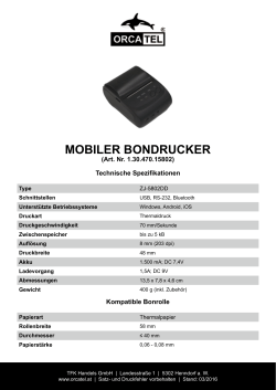 Mobiler bondrucker
