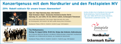 Page 1 Konzertgenuss mit dem Nordkurier und den Festspielen MV