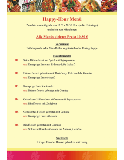 Happy-Hour Men&uuml;