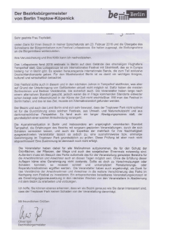 Hier Ausz&uuml;ge aus dem Brief.