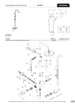 Duschsystem mit CeraTherm 60 A6648AA