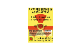 Flyer Brückenaktion
