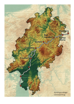 Download: Wegführung als pdf. Quelle: Lutherweg in Hessen e.V.