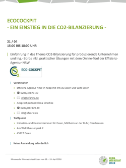 ecocockpit - ein einstieg in die co2-bilanzierung