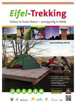 Zelten in freier Natur – einzigartig in NRW